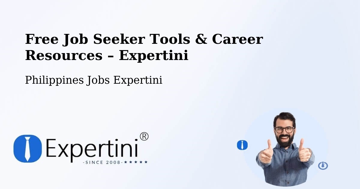 Free Job Seeker Tools & Career Resources – Romblon - Romblon, Philippines Jobs Expertini